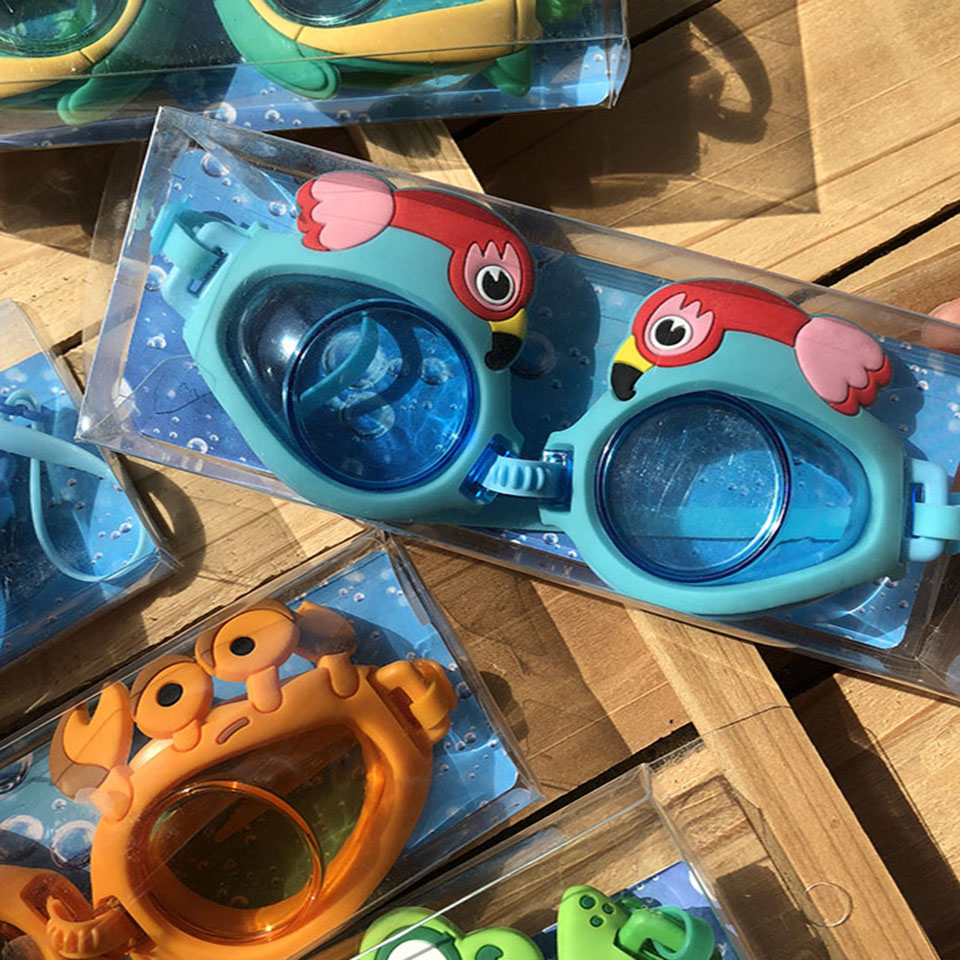 Out of the country Cute kids baby cartoon diving swimming toy swimming goggles