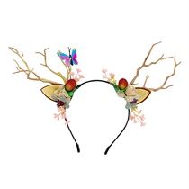 Christmas hair accessories Christmas headdress glowing small antlers hairband hairpin sweet hair clip headband Elk