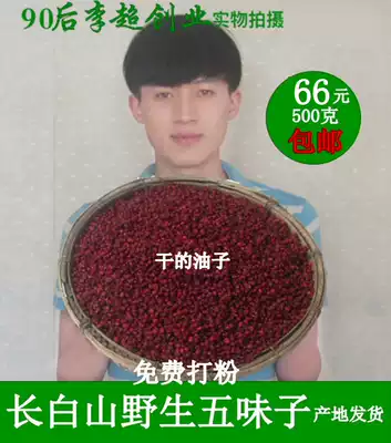 Note 500g Changbai Mountain North Schisandra oil seeds Northeast Schisandra Tea Premium dry Chinese Herbal medicine brewing wine material