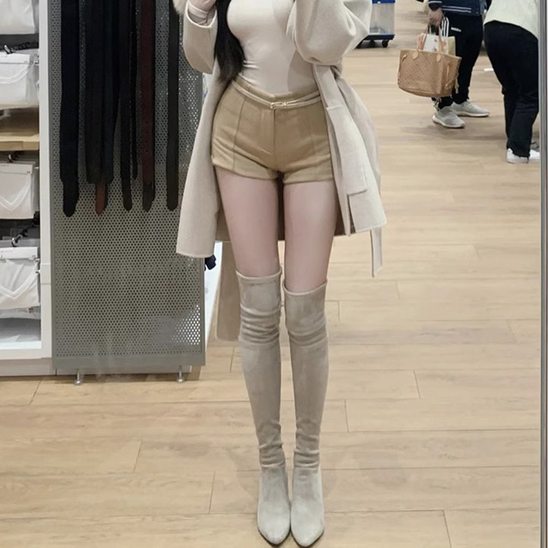 Over-The-Knee Boots, Slimming Elastic Boots, Over-The-Knee Long Boots for Women, High-Heeled Pointed Toe Chunky Heel Long Boots for Women, 2025 New Model