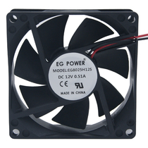 EG POWER EG8025H12S 12v 0 51A large wind 8cm industrial fan cooling fan