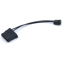 D-type 4PIN to 3PIN female head solves the problem of fan connection speed governor with large 4p interface