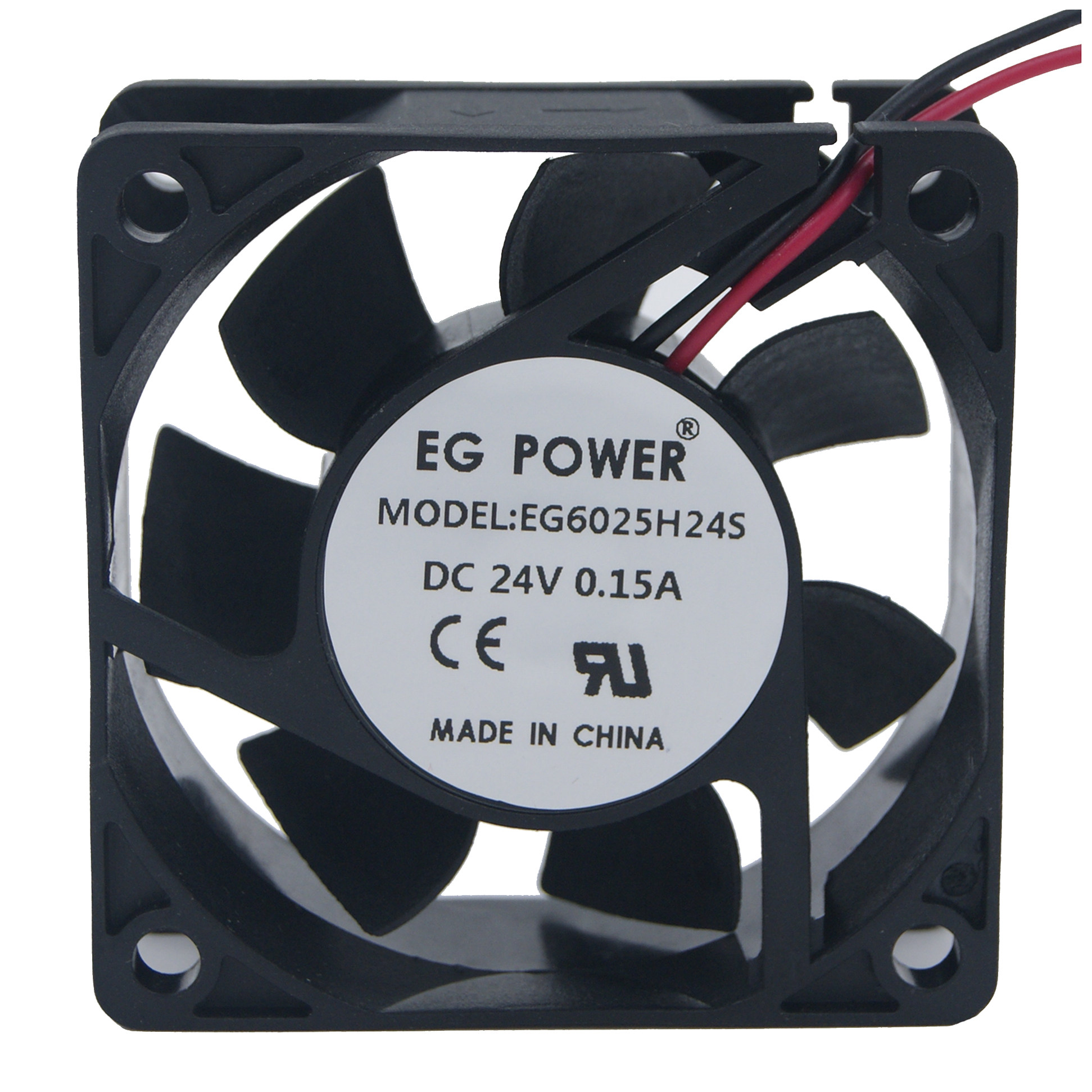 EG POWER EG6025H24S 0 15A Cooling fan 6CM 24V DC ventilator 6025