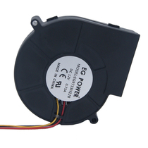 EG POWER 9733 turbo fan 12v double ball turbo blower EG9733H12B 0 75A