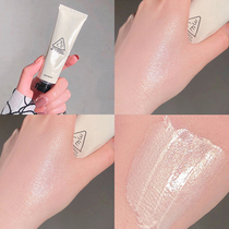 South Korea 3ce pearlescent isolation makeup front milk base moisturizing oil control brightening repair high gloss liquid nude makeup invisible pores