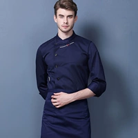 Синий топ+фартук