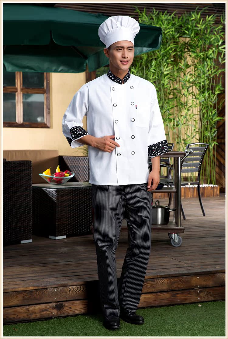Tenue de cuisinier en coton - Ref 1911193 Image 5