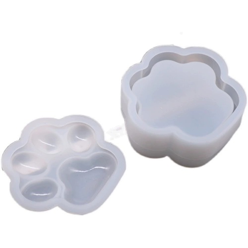 Коробка для хранения, форма, силиконовая мультяшная система хранения, зеркальный эффект