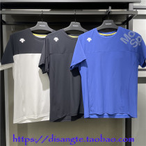 DESCENTE di Sante sports life breathable perspiration Mens sports short sleeve knit T-shirt D2231TTS55