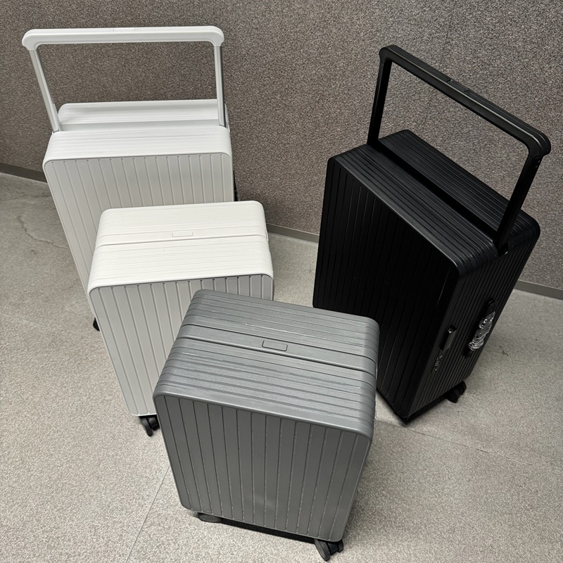 Mid-Mounted Wide Handle Suitcase for Women, New Model 20inch Boarding Code Lock Suitcase 24inch Silent Travel Suitcase for Men, Thickened and Pressure-Resistant