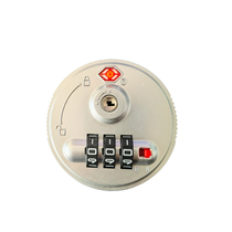 Aluminum frame trolley case repair accessories combination lock lock suitcase key lock rotary lock luggage 823 round lock