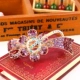 Mua hai tặng một phụ kiện tóc pop miễn phí Top clip thẻ ngang lớn Mũ bảo hiểm cắt tóc nữ Hợp kim khoan mùa xuân kẹp đuôi ngựa băng đô nữ