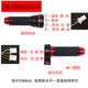 Electric car throttle handle battery car handle automatic SPDR gear shift reverse three-speed modified all-aluminum electric handlebar