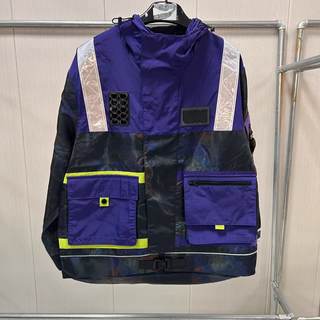 Li-ning autumn lng e-sports theme series windbreaker warm, fashionable loose casual jacket men's ffac001