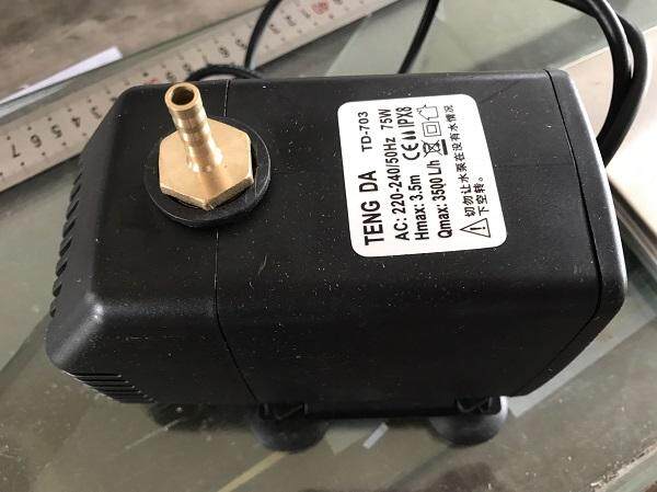 Special water pump for engraving machine