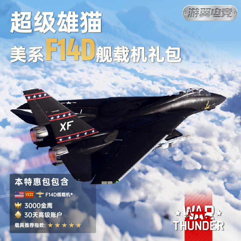 War Thunder American F14D Super Tomcat Carrier-Based Fighter Gift Pack