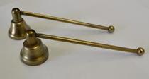Imported Antique Honey Gold card Snuffer bronze Candle extinguisher (now)