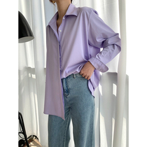 MUCCHIC bought it Niang man fashionable large profile R0W wind oversize long-sleeved shirt two colors into
