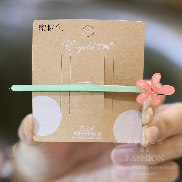 Toàn quốc 25 nhân dân tệ miễn phí bưu điện bangs clip từ thẻ phụ thẻ phụ kiện tóc mũ phụ kiện clip Hàn Quốc kẹo màu năm cánh hoa - Phụ kiện tóc dây cột tóc dễ thương cho bé
