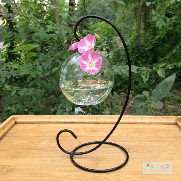 Bình thủy tinh thủy canh đơn giản sáng tạo hiện đại Bình thủy canh treo Cây treo chai đám cưới tiền chức năng trang trí khu vực - Vase / Bồn hoa & Kệ bình gốm cắm hoa