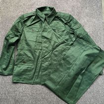 In stock the old style 87 olive green winter training polyester card outer cover work wear-resistant outer cover training set