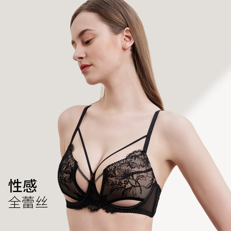 Marie Claire Lace Hollow-Out Sexy Lingerie Women's Bra Push-Up Anti-Sagging