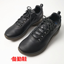 New training shoes black leather training shoes breathable wear-resistant leather daily running sports training shoes