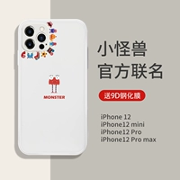 Apple, камера видеонаблюдения, совместимый монстр, iPhone 12, чехол для телефона, объектив, защитная сумка, силиконовый брендовый iPhone12 Pro, милый защитный чехол, новая коллекция, iphone, 12promax, защита при падении, популярно в интернете
