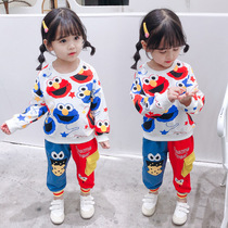 2020 male and female baby single zal tooth baby clothes pure cotton collared suit 01-2-3 year old girl mandarin pants