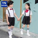 Костюм мальчика цветочника, детский классический костюм, пианино, наряд для музыкальных выступлений, в британском стиле