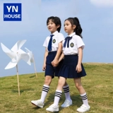 Летняя одежда для детского сада, форма для школьников, летний комплект, в британском стиле