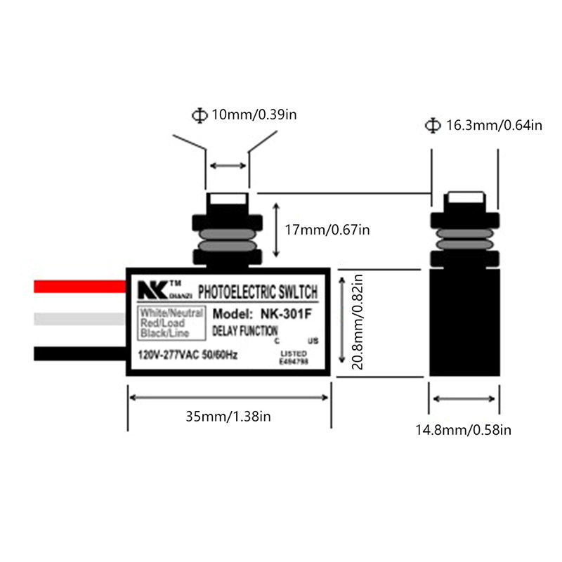 Interruttore di controllo del sensore di luce NK-301F Controller dell
