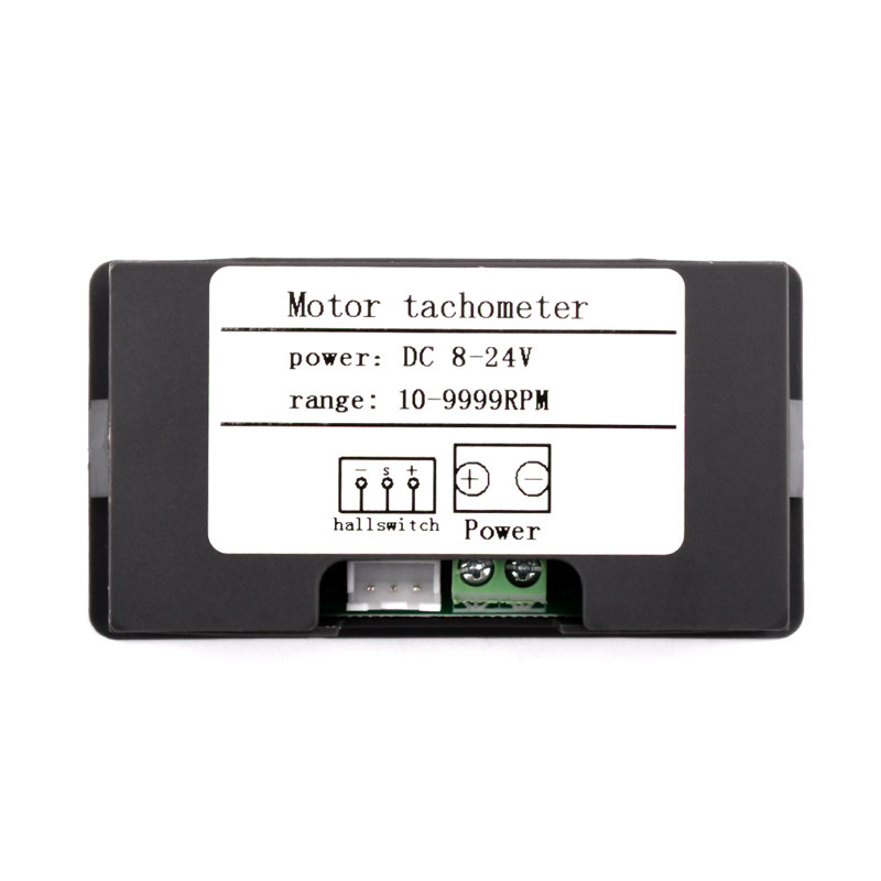 0.56inch High Precision Digital Tube Speed Meter Tachometer Dc8-24V Dc Tachometer with Hall Sensor