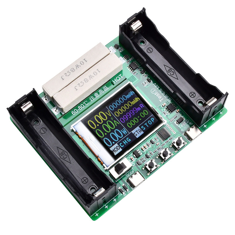 18650 Lithium Battery Capacity Tester Internal Resistance Detector Type ...