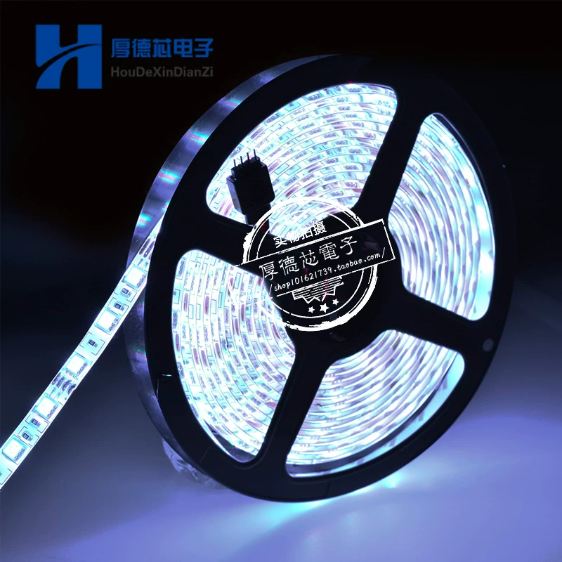 Светодиодная лента LED 12 В RGB, пульт управления, потолочный/комнатный свет — варианты 5 м, 24-кнопочный контроллер
