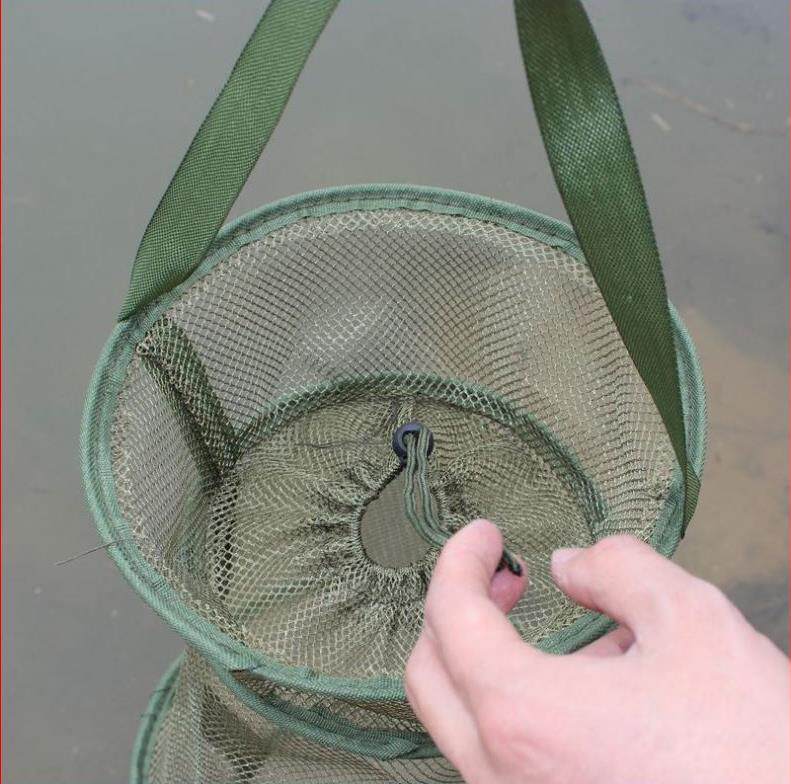 New Easy Fish Shrimp Gluing Thicken Folding Kyu Protective Clothing Crab Lobster Anti-Jump Net Pocket Fishing Basket Anti-Hanging Speed Dry