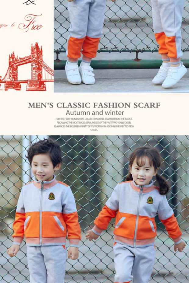Quần áo sân vườn mẫu giáo mùa xuân và mùa thu cotton trẻ em đồng phục tiểu học lớp quần áo phù hợp với trang phục thể thao mùa hè mới tùy chỉnh đồ bộ trẻ em