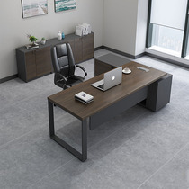 Beijing Competent Manager Desk Brief Office Furniture Computer Desk Large Bandai Boss Table Single Desk Chair Combination