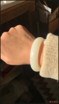 And Tian Jade Xinjiang Stock Shea White White Jade Rich bracelet bracelet
