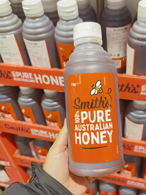 Costco Australia Imported Pure Honey Smith' Bottled Breakfast Helper 1kg Large Jar of Jam