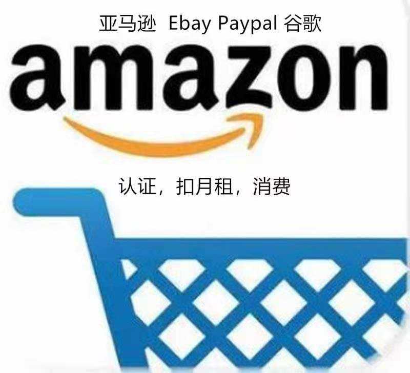 亚马逊月租卡amazon速卖通ebay虚拟卡美国欧洲卖家月租验证扣款