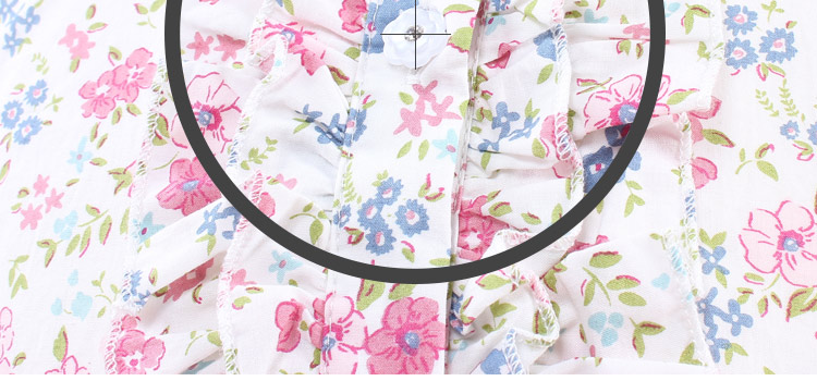 Chemise fille à manche longue en coton - Ref 2085488 Image 65