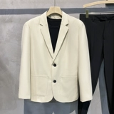 Пиджак классического кроя, демисезонный костюм, небольшая куртка для отдыха, осенний, в корейском стиле