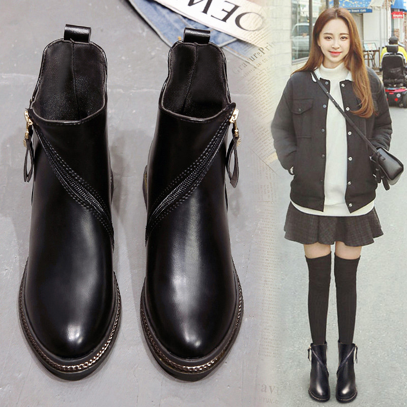 Bottes mi-saison femme en Caoutchouc - Ref 3249725 Image 1