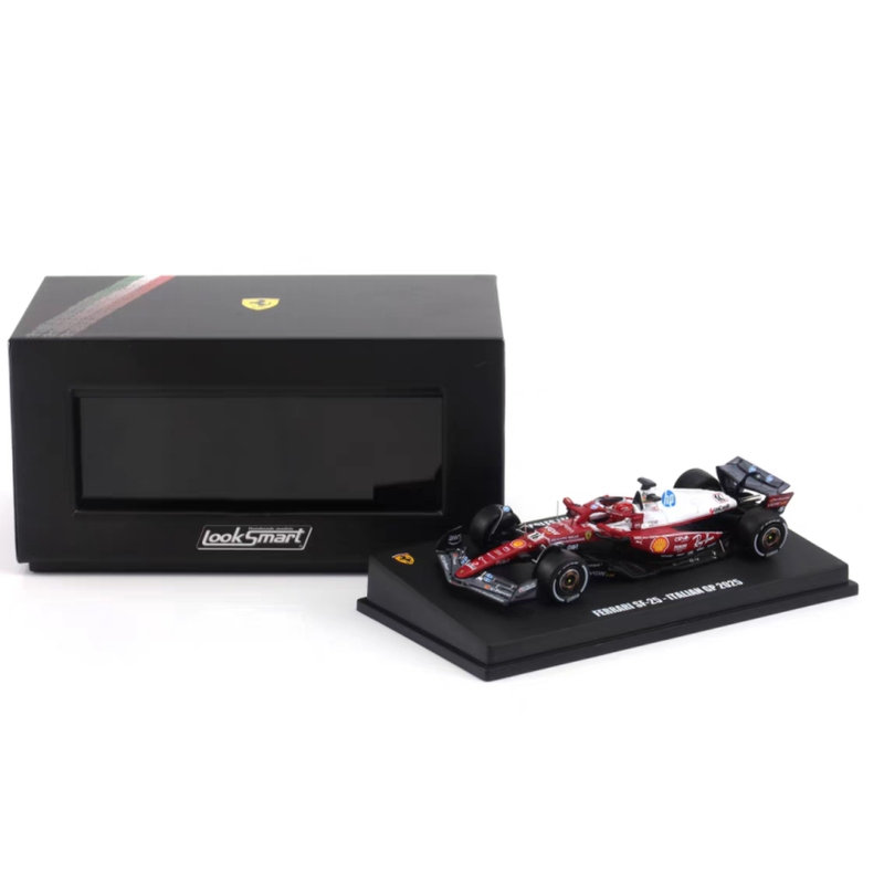 Looksmart 1:64 Ferrari Sf25 F1 Racing Car Monza Hamilton Leclerc Looksmart 1:64 Ferrari Sf25 F1 Racing Car Monza Hamilton Leclerc
