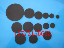 Black rubber pad silicone gasket solid round shock absorber gasket cylindrical pad waterproof buffer flat gasket