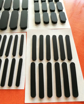 Oval notebook rubber pad rubber pad chassis pad self-adhesive 3m for shock absorption width 13mm