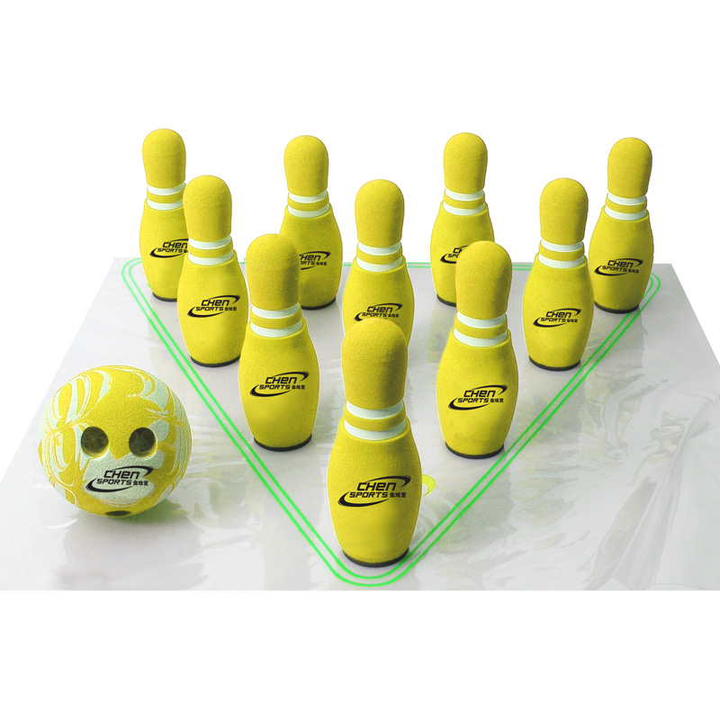 Senior Children Large bowling Fun baby Rubber Bowling for toddlers Solid sponge Indoor fitness toy