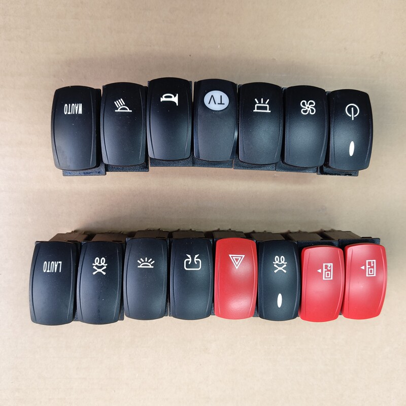 Bus Parts Electrical Control Switch Rocker Switch Jk969 Instrument Panel Control Switch Used in Yutong Buses