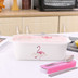 hộp cơm điện bear dfh – s2123 Picnic trái cây salad với nhân viên văn phòng với nắp hộp ăn trưa bằng gốm tấm lưới bát sứ lò vi sóng hình chữ nhật - Hộp cơm điện sưởi ấm ủ cơm cắm điện Hộp cơm điện sưởi ấm